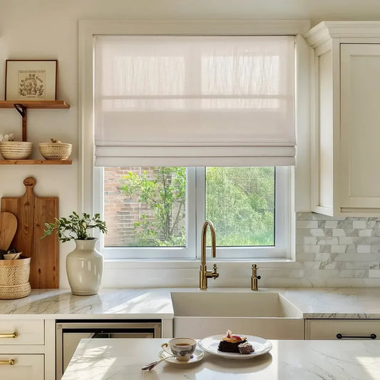 HM95320 Blackout fabric Top Down Bottom Up Roman Shades