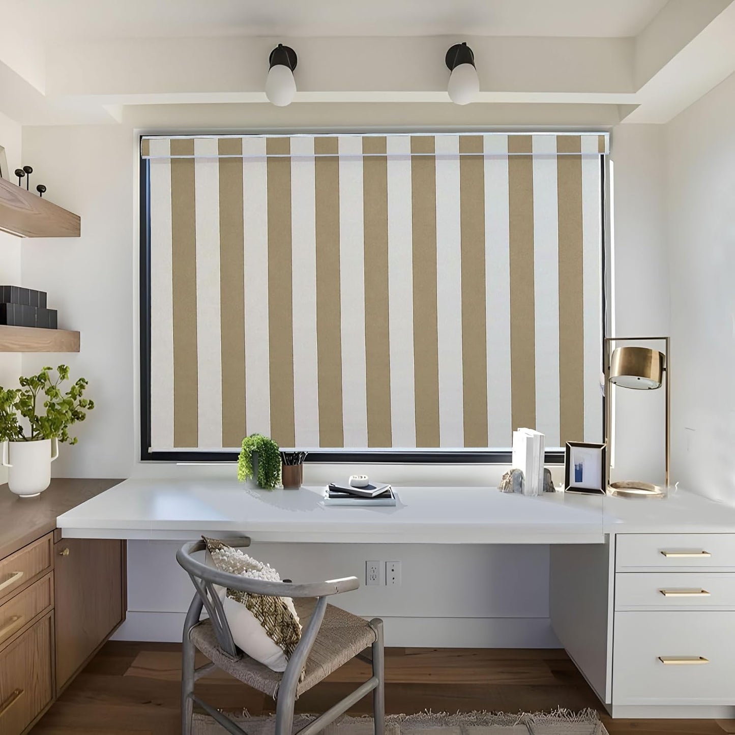 BL50 Motorized Blinds With Cassette Zebra Blinds