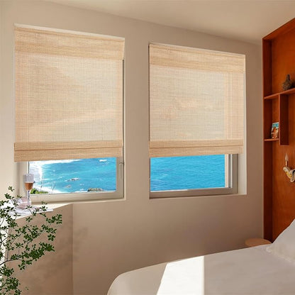 HM96445 Blackout fabric Common Bottom Up Roman Shades
