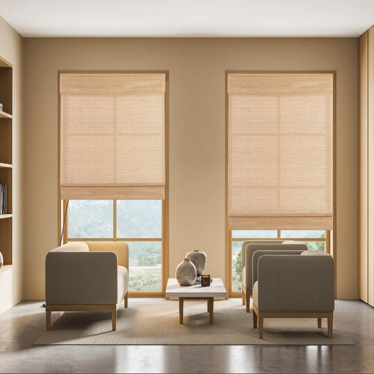 HM96445 Blackout fabric Top Down Bottom Up Roman Shades