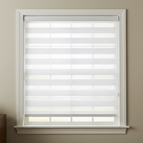 HYBZ9 Motorized Blinds With Cassette Zebra Blinds