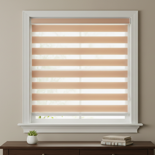 BL2 Motorized Blinds With Cassette Zebra Blinds