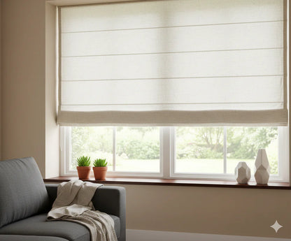 SRM Series Common Bottom Up Roman Shades