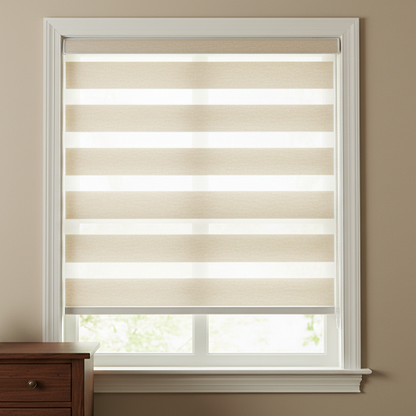 HYBZ9 Motorized Blinds With Cassette Zebra Blinds