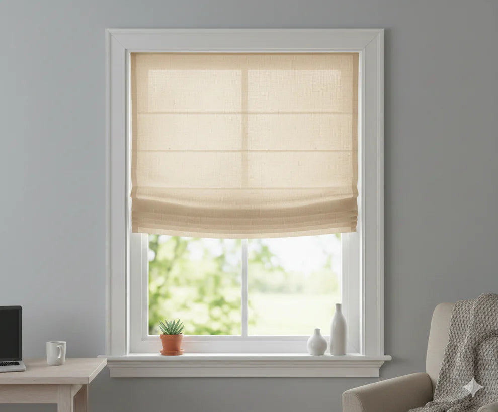 HM96445 Blackout fabric Common Bottom Up Roman Shades