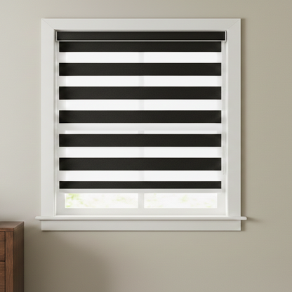BL51 Motorized Blinds With Cassette Zebra Blinds