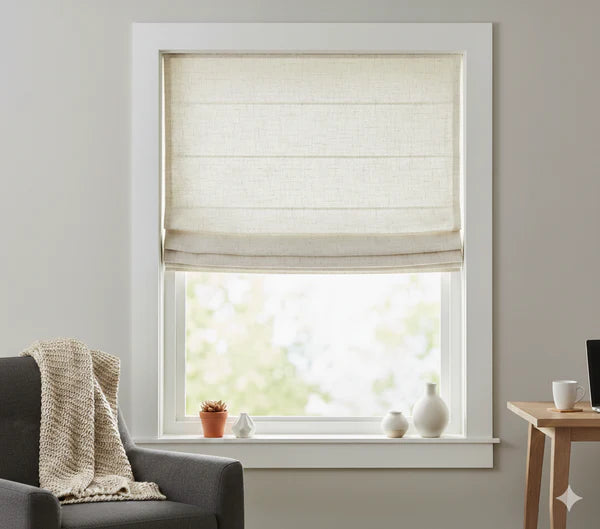 S2267S Blackout fabric Common Bottom Up Roman Shades