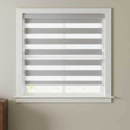 BL51 Motorized Blinds With Cassette Zebra Blinds