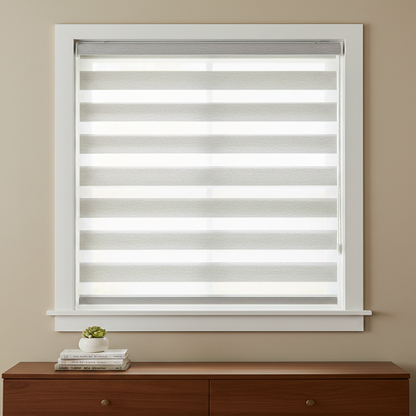 BL2 Motorized Blinds With Cassette Zebra Blinds