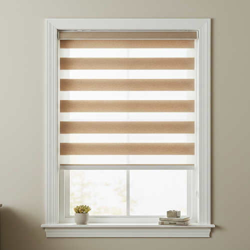 G38 Motorized Blinds With Cassette Zebra Blinds
