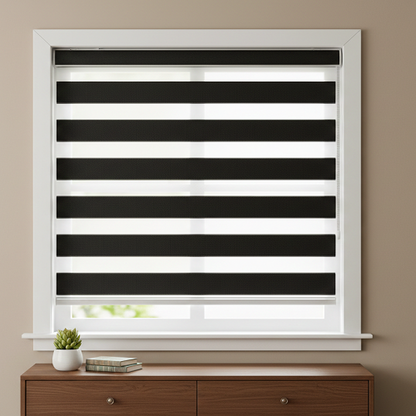 DL20025 Motorized Blinds With Cassette Zebra Blinds