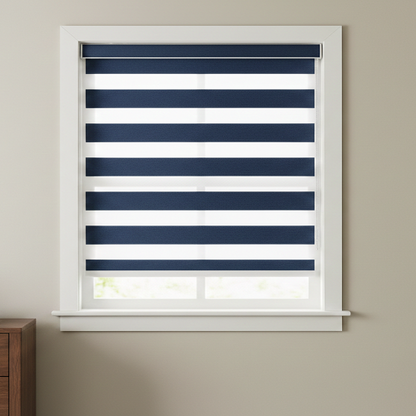 BL51 Motorized Blinds With Cassette Zebra Blinds
