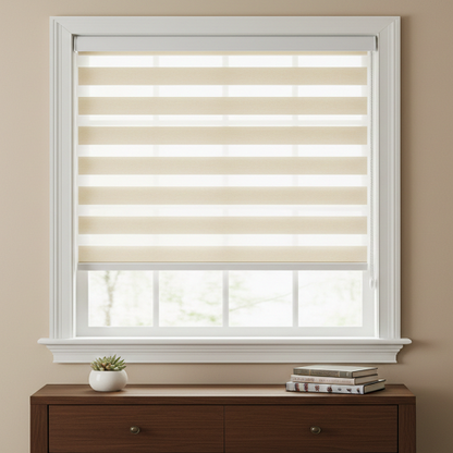 BL2 Motorized Blinds With Cassette Zebra Blinds