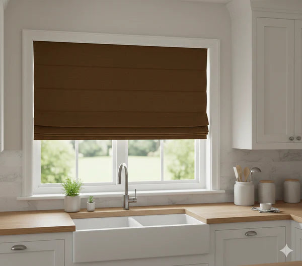 S2267S Blackout fabric Common Bottom Up Roman Shades