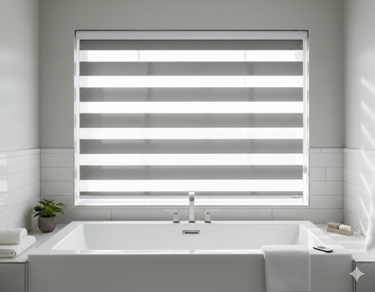 DL20205 Motorized Blinds With Cassette Zebra Blinds