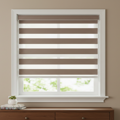 BL2 Motorized Blinds With Cassette Zebra Blinds