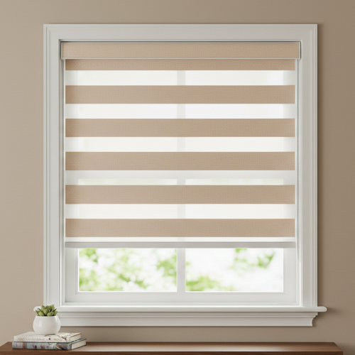 BL51 Motorized Blinds With Cassette Zebra Blinds