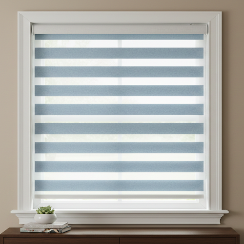 BL2 Motorized Blinds With Cassette Zebra Blinds