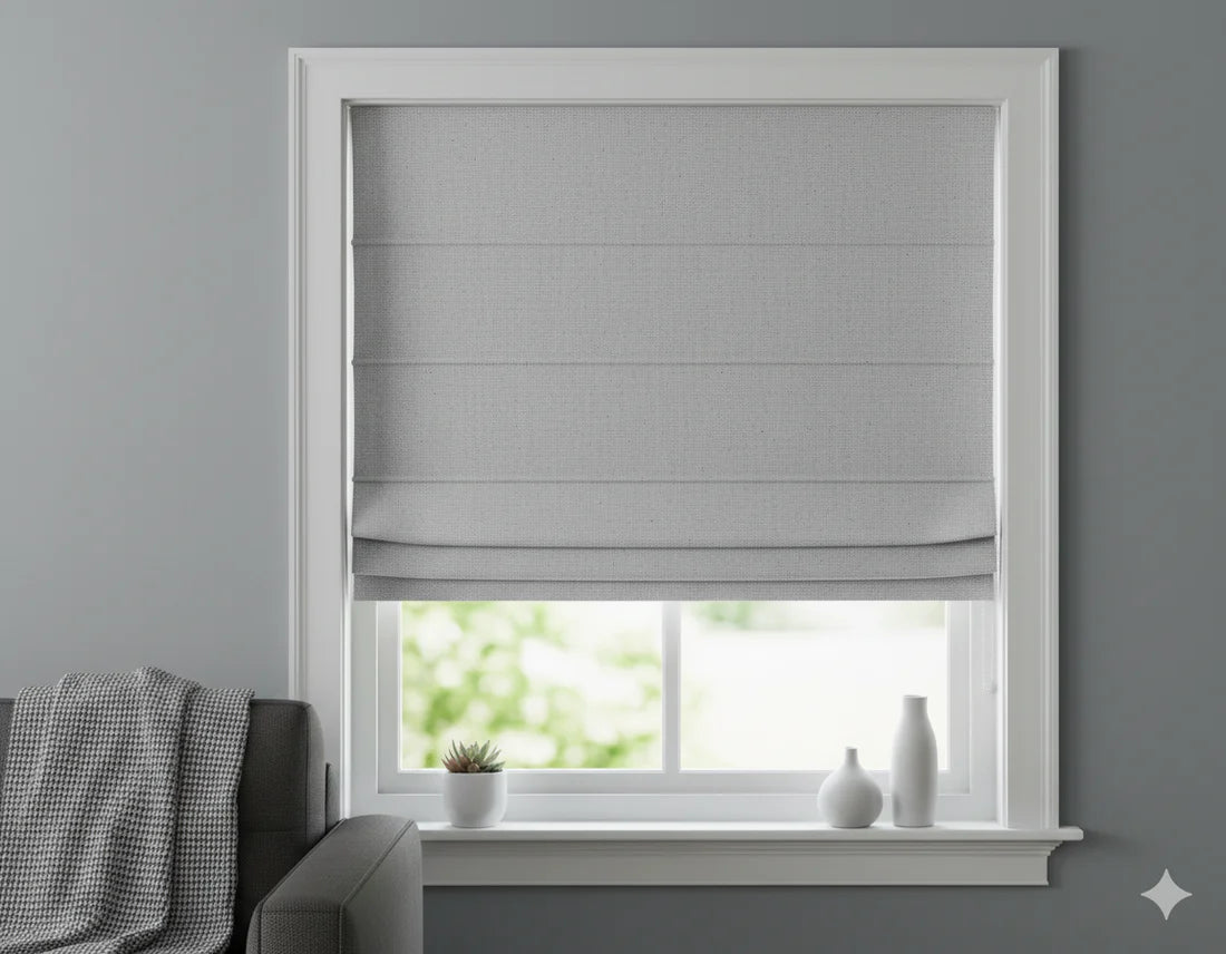 SRM Series Common Bottom Up Roman Shades