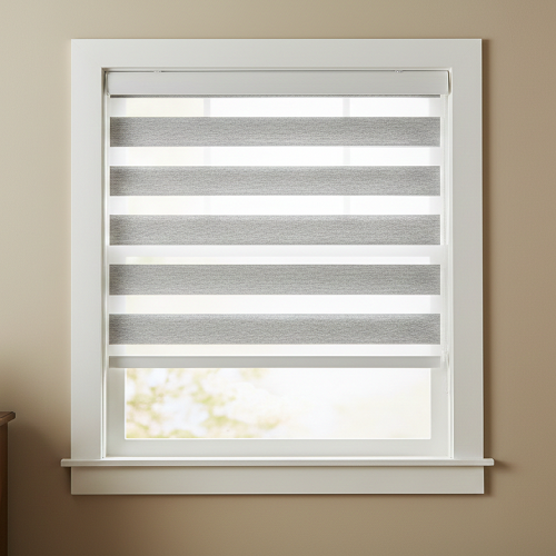 DL22030 Motorized Blinds With Cassette Zebra Blinds