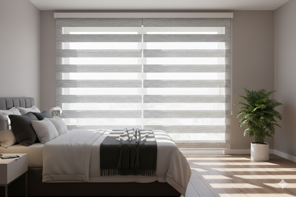 BL50 Motorized Blinds With Cassette Zebra Blinds