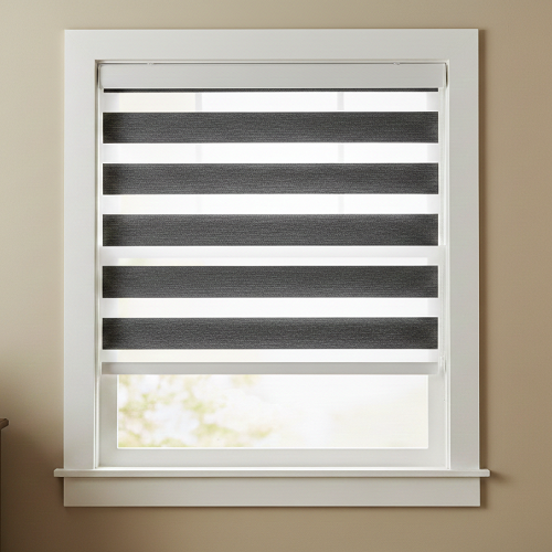 DL22030 Motorized Blinds With Cassette Zebra Blinds