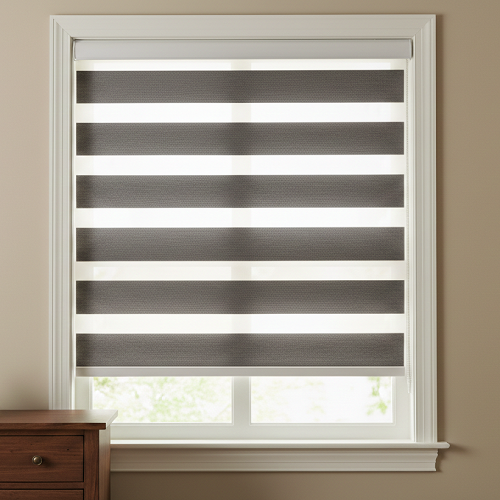 HYBZ9 Motorized Blinds With Cassette Zebra Blinds