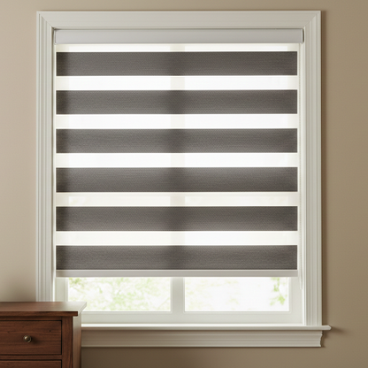 HYBZ9 Motorized Blinds With Cassette Zebra Blinds