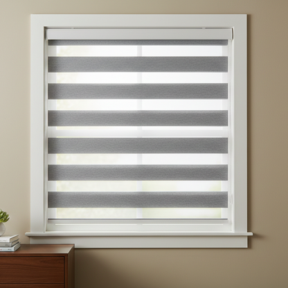 DL20025 Motorized Blinds With Cassette Zebra Blinds
